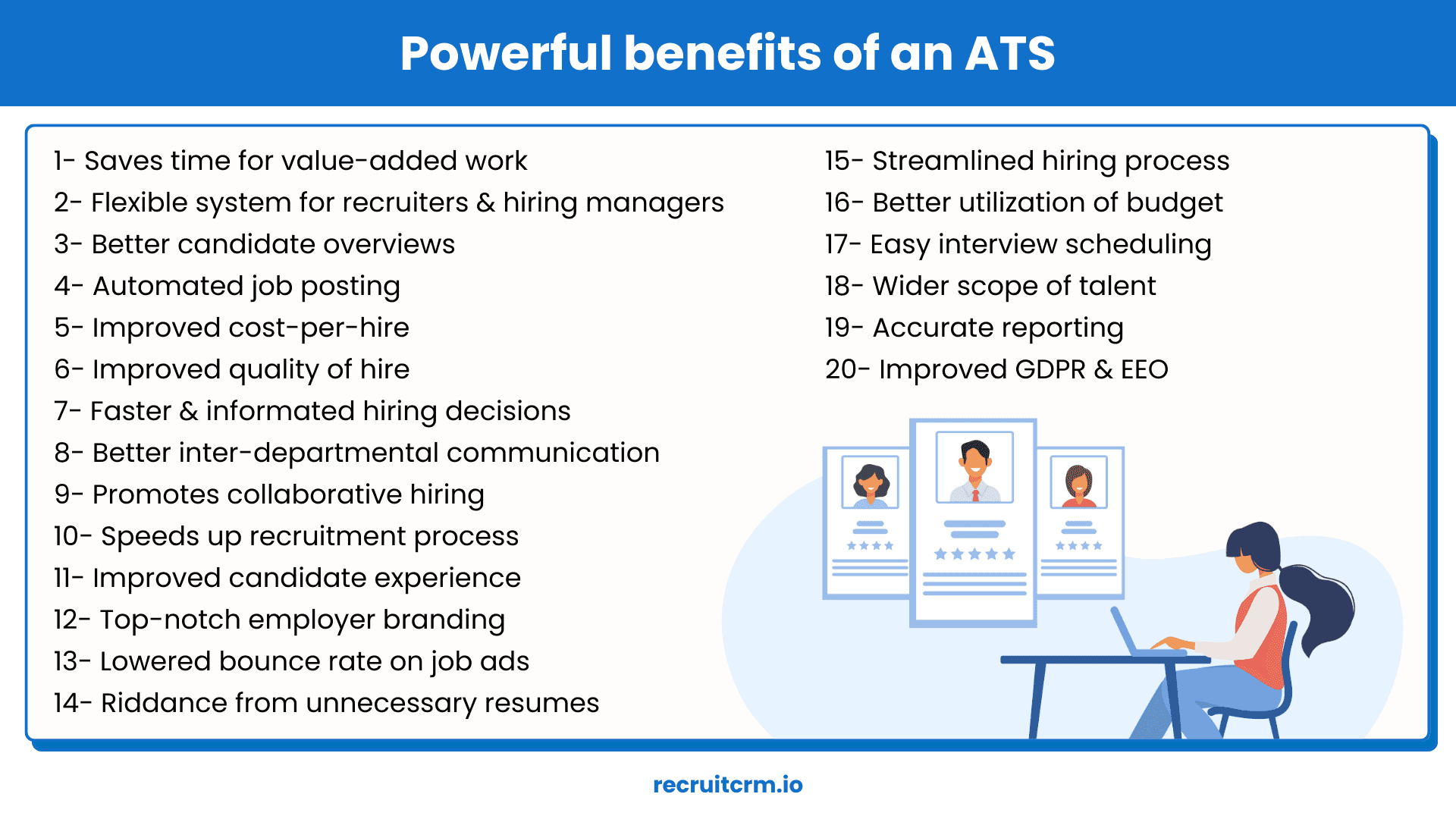 benefits of an applicant tracking system